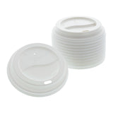 Lid Hot Cup 90mm White, Case 50x20
