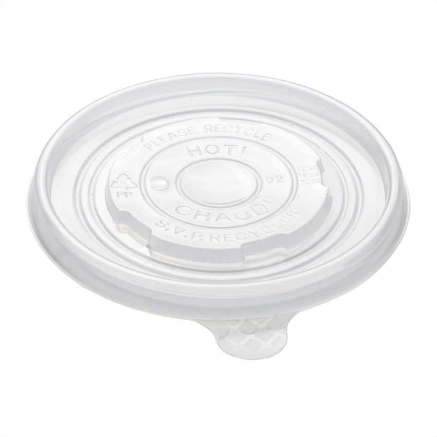 Lid for Paper Container 12 and 16oz, Case 10x50