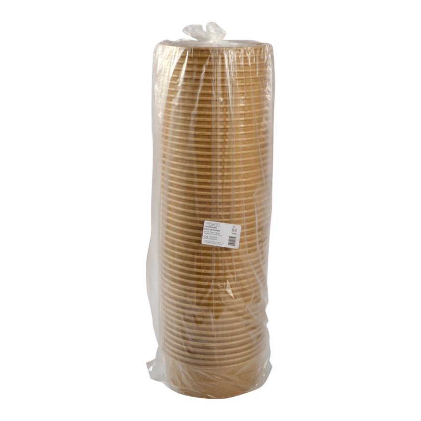 Bowl Kraft Paper 40oz, Case 50x6