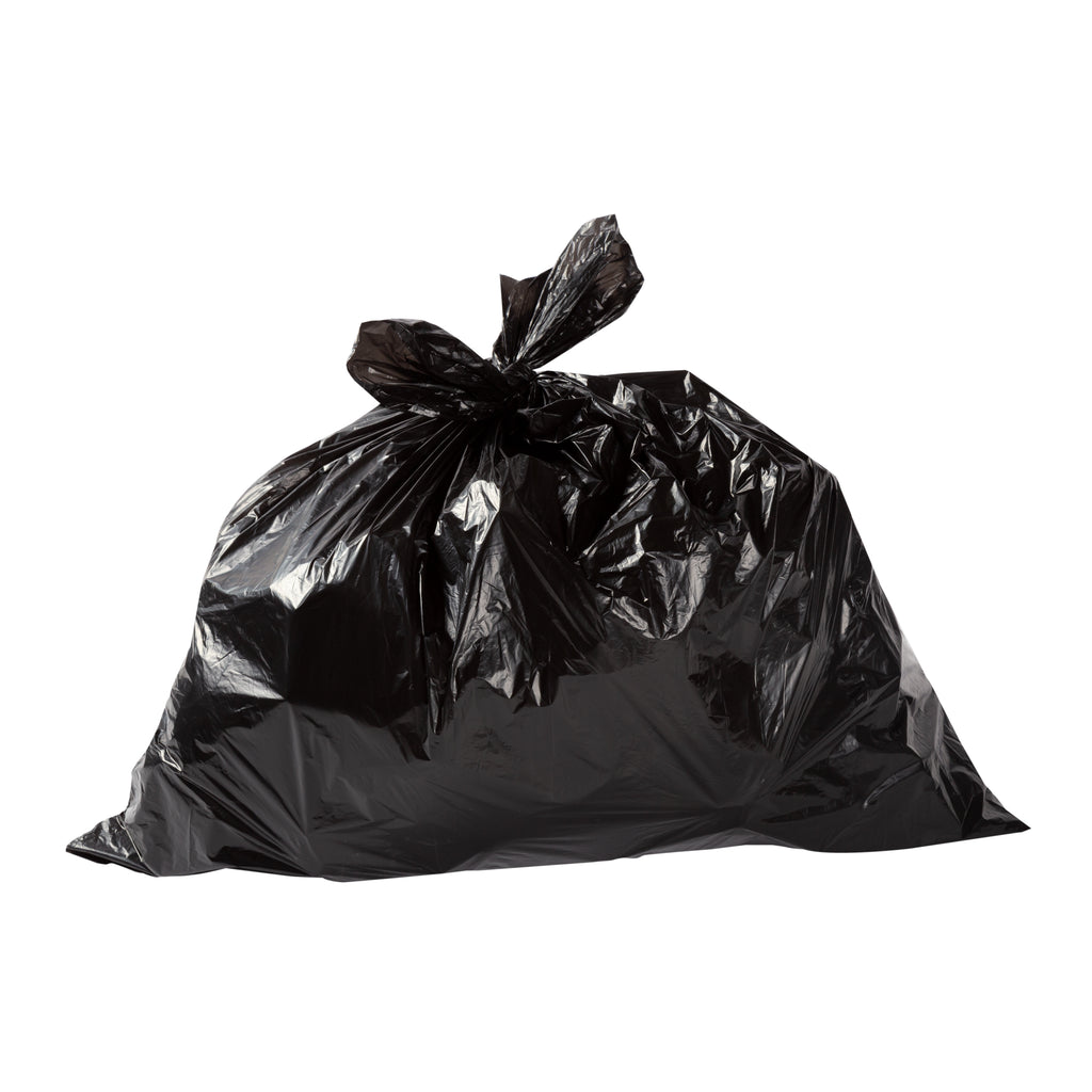 Dustbin Bags (20x26-inches, Black) medium pack of 50