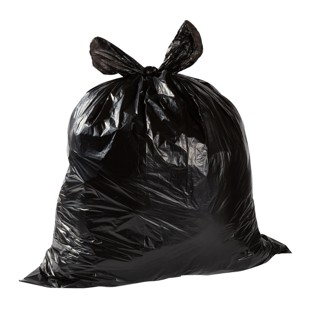 Large black garbage bags stock photo. Image of garbage - 173495670