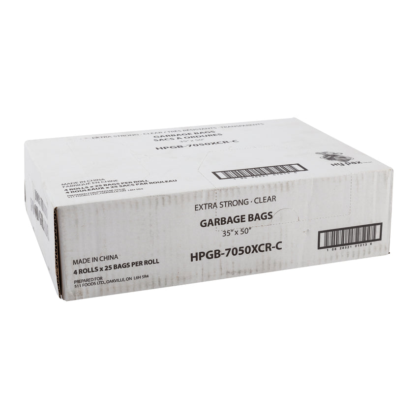Garbage Bag 35x50 Extra Strong Clear, Case 25x4