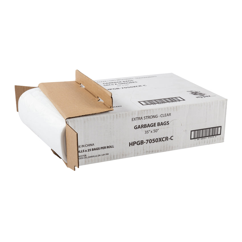 Garbage Bag 35x50 Extra Strong Clear, Case 25x4