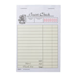 Guest Check Single 3.4x5.1" Bilingual 11ln, Case 100x10x10