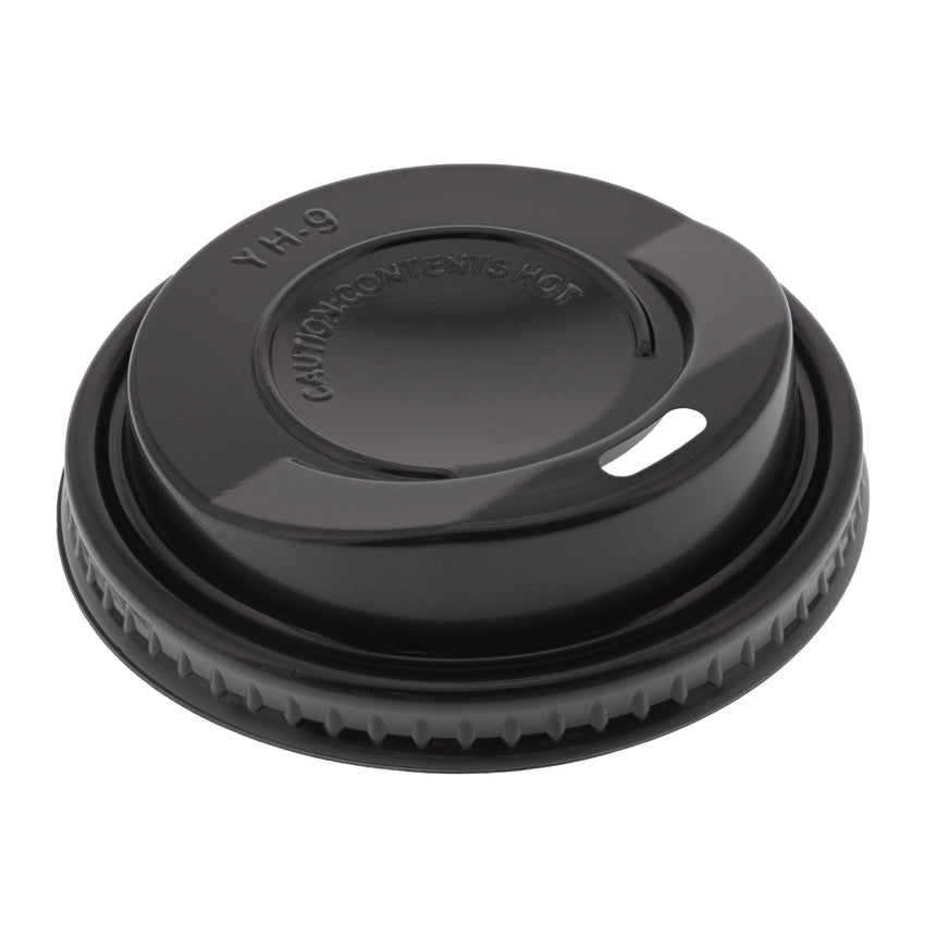 Lid for 8oz Ideal Feel Hot Cup Black, Case 50x20
