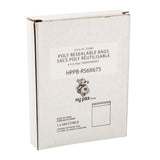 Bag Resealable Poly 6x6.75", Case 500x4