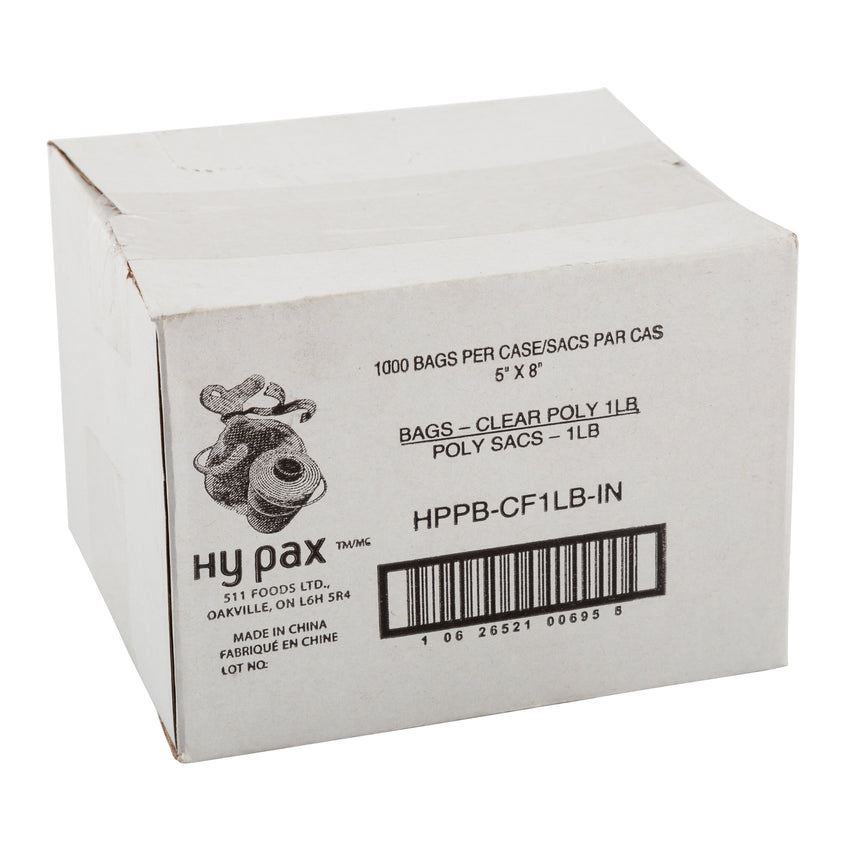 Bag Poly 1lb Clear, Case 1000