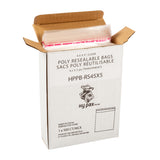 Bag Resealable Poly 4.5x5", Case 500x4