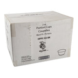 Portion Cup 2oz Black, Case 100x24