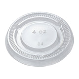 Lid for Portion Cup PET 3.25 & 4oz Clear, Case 100x24