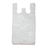 Bag T-Shirt LDPE S3 11x6x21" White, Case 1000
