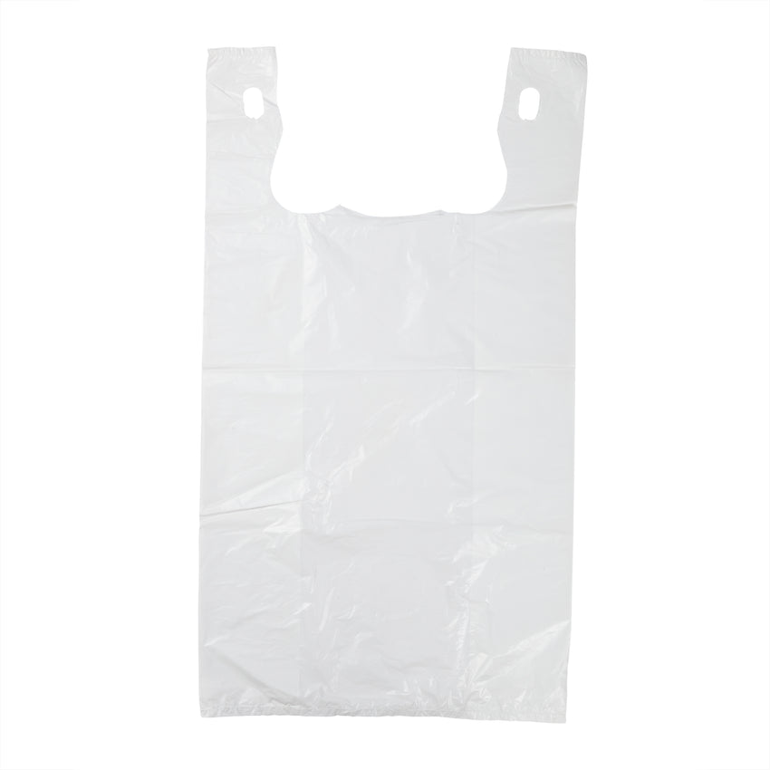 Bag T-Shirt LDPE S3 11x6x21" White, Case 1000