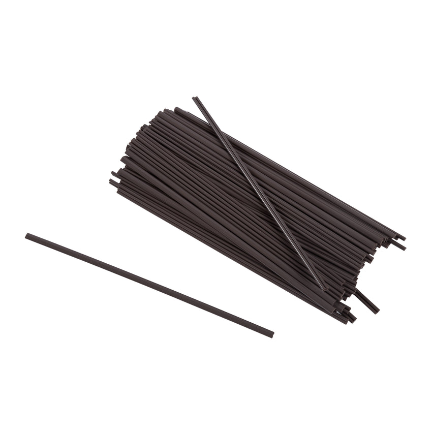 Stirrer Coffee Flat Plastic 6" Brown, Case 5000