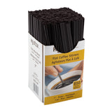 Stirrer Coffee Flat Plastic 7" Brown, Case 850x9
