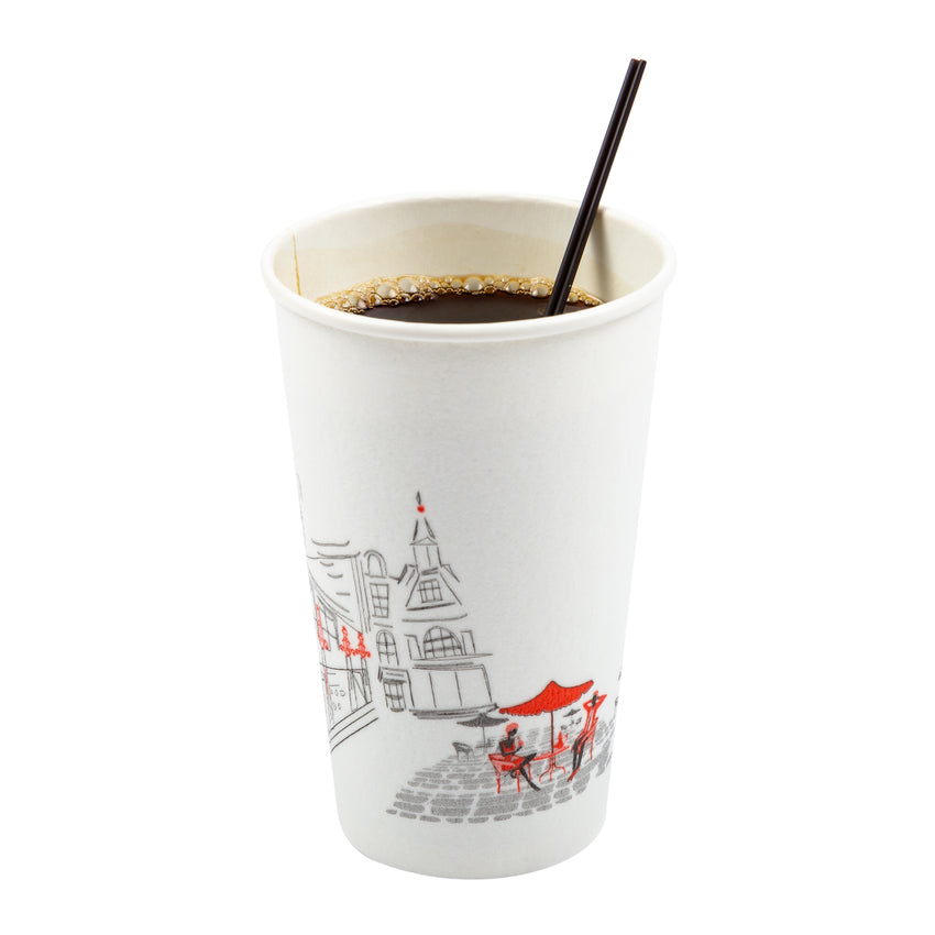 Stirrer Coffee Flat Plastic 7" Brown, Case 850x9