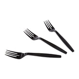 Fork HW Polystyrene Black Full Length, Case 1000