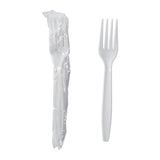 Fork MW Polystyrene White IW Med Length, Case 1000