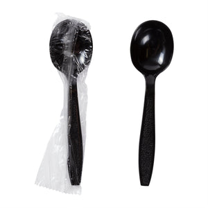 Soup Spoon HW Polystyrene Black IW, Case 1000