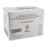 Teaspoon MW Polystyrene White IW, Case 1000