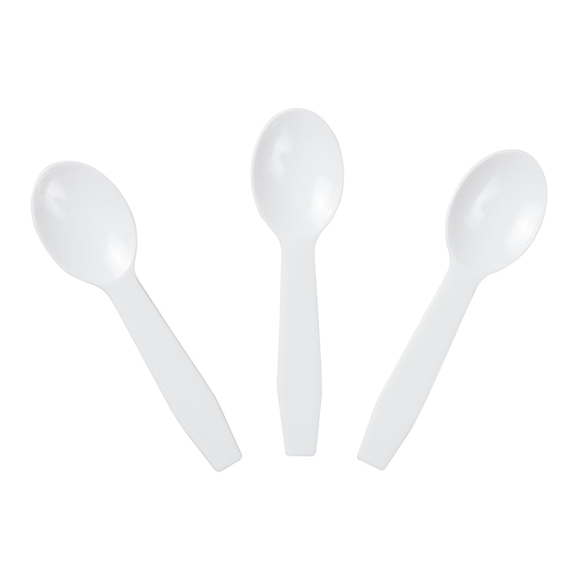 Taste Spoon Polystyrene 3" White, Case 200x15