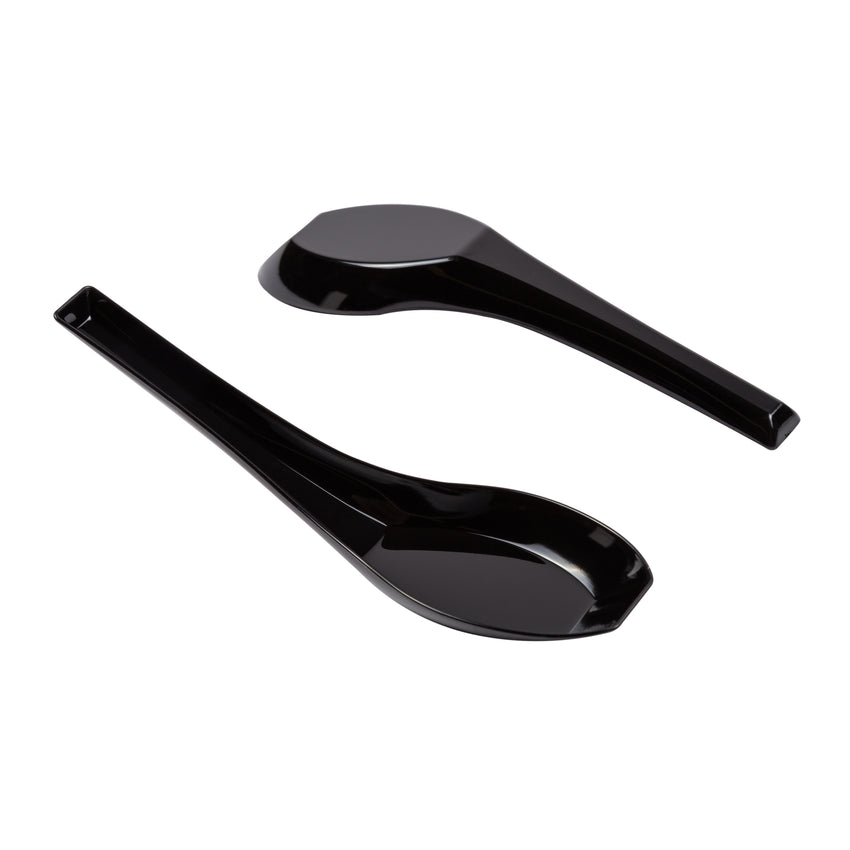 Soup Spoon Japanese Polystyrene Black IW, Case 2000