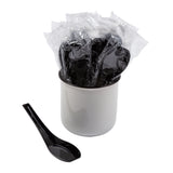 Soup Spoon Japanese Polystyrene Black IW, Case 2000