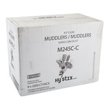 Muddler Oval Ball Top 4.5" Clear, Case 2000x8