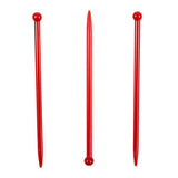 Muddler Oval Ball Top 4.5" Red, Case 2000