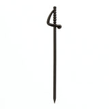 Sword Pick 4.5" Black, Case 2000