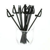 Sword Pick 4.5" Black, Case 2000