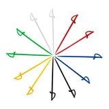 Sword Pick 4.5" Assorted Colours, Case 2000