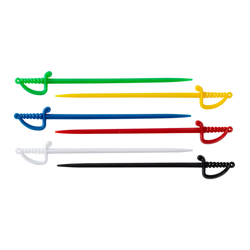 Sword Pick 4.5" Assorted Colours, Case 2000