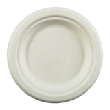 6" Round Plates, Overhead View