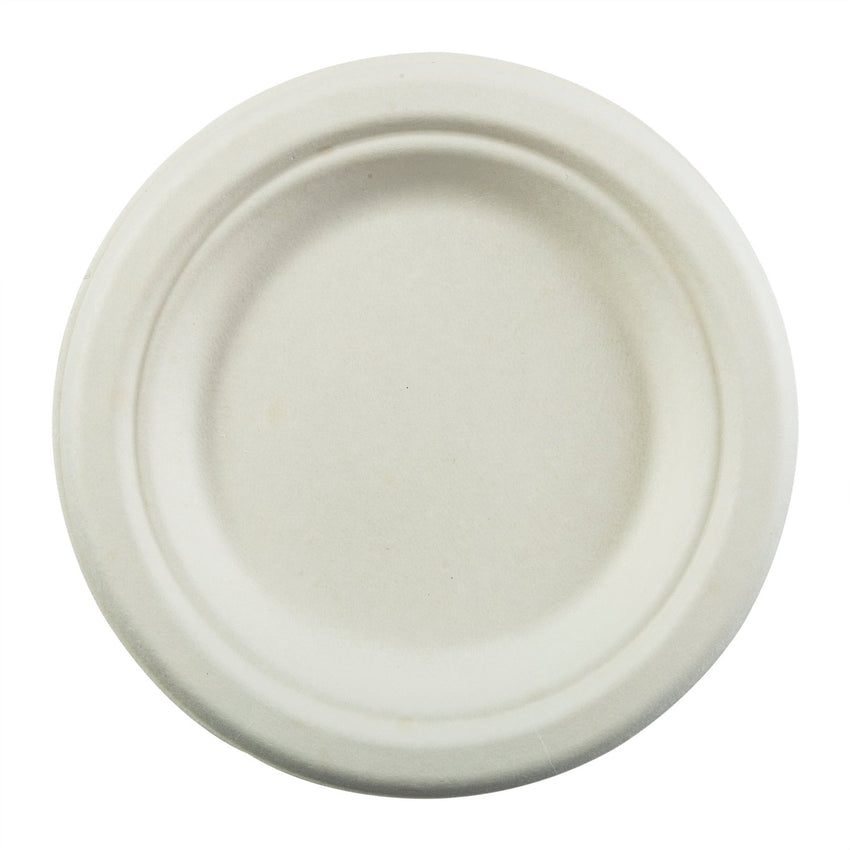 6" Round Plates, Overhead View