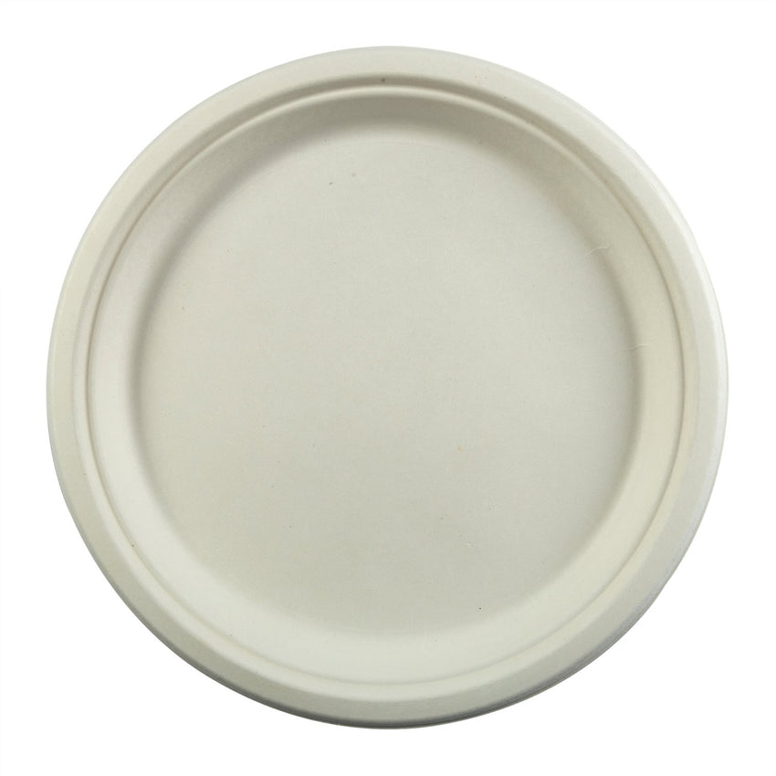 10" Round Plates, Overhead View