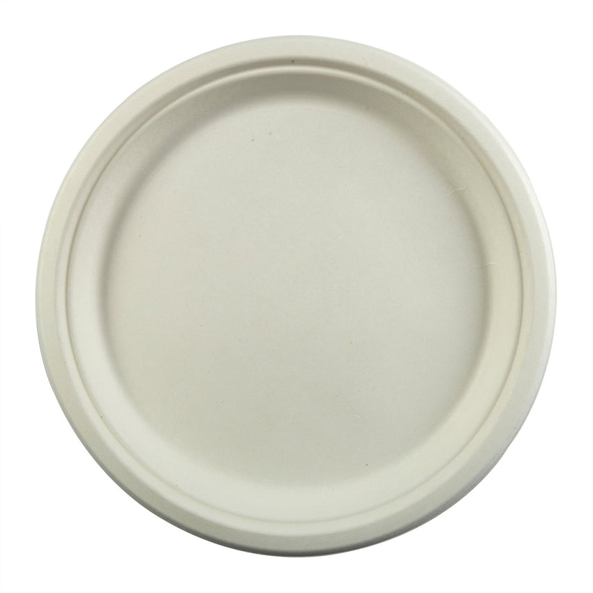 10" Round Plates, Overhead View