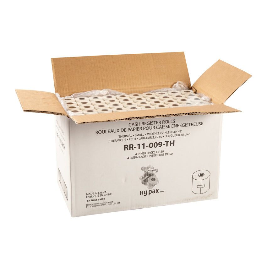 Register Roll Thermal Paper 2.25"x48', Case 50x4