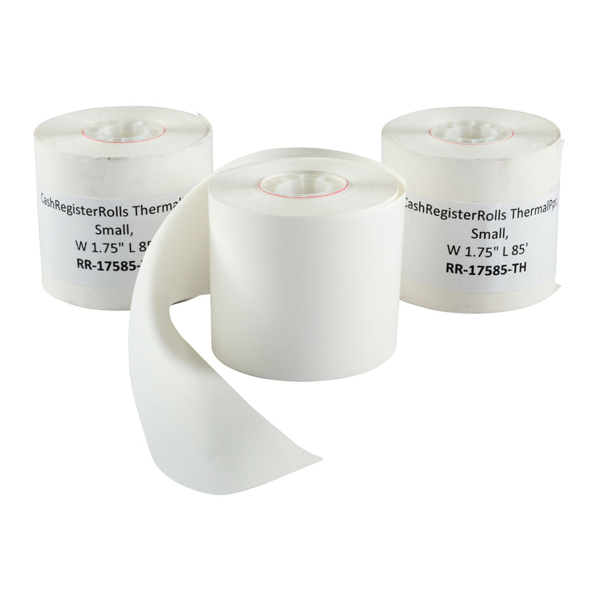 Register Roll Thermal Paper 1.75"x85', Case 25x2