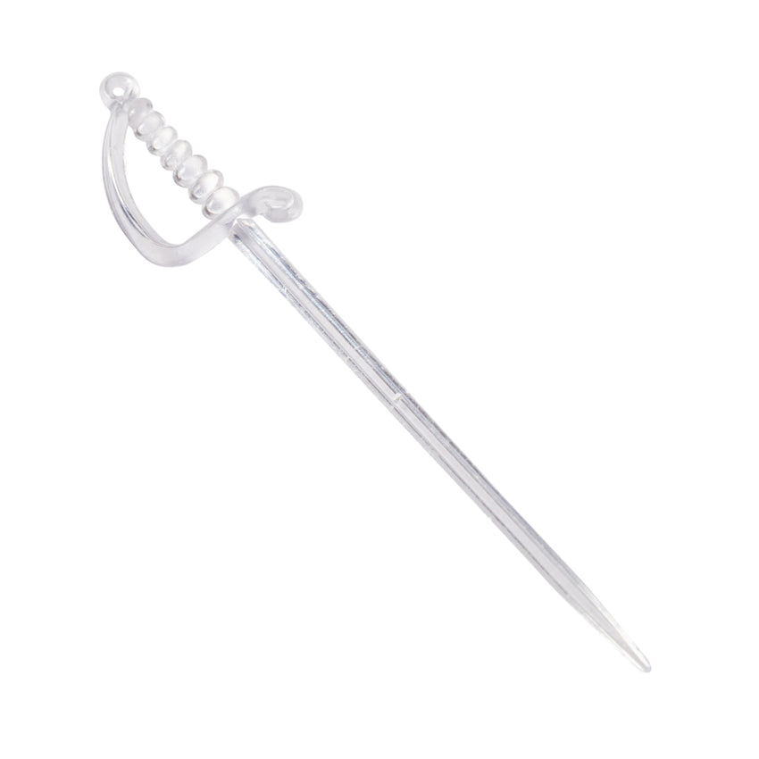 Sword Pick 3" Clear, Case 2000