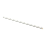 Eco Straw Jumbo Paper 7.75" White Paper Wrapped, Case 500x12