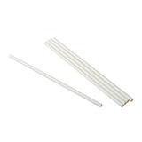 WHITE 7.75" JUMBO UNWRAPPED PAPER STRAW, Group View