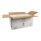 Straw Flex 8" White Paper Wrapped, Case 400x6