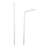 Straw Flex 8" White, Case 200x9