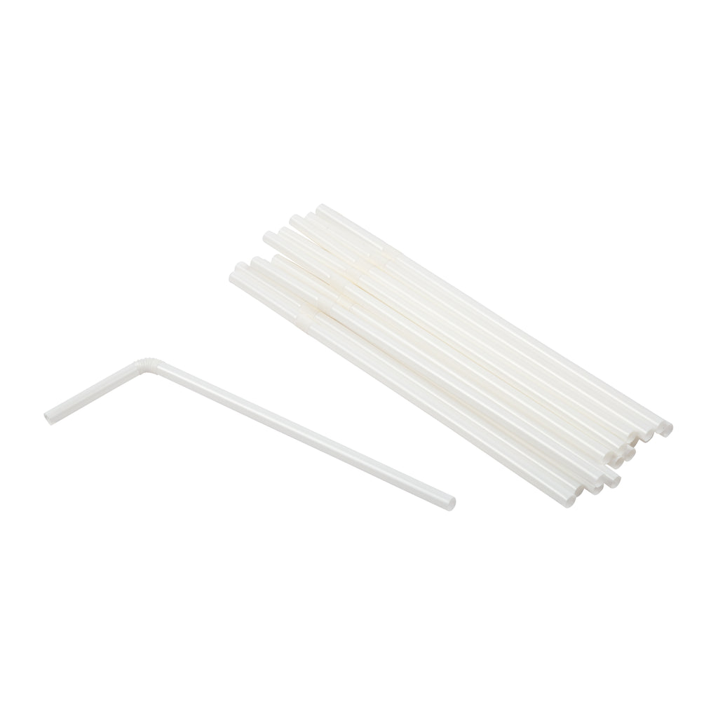 Straw Flex 8 White, Case 200x9