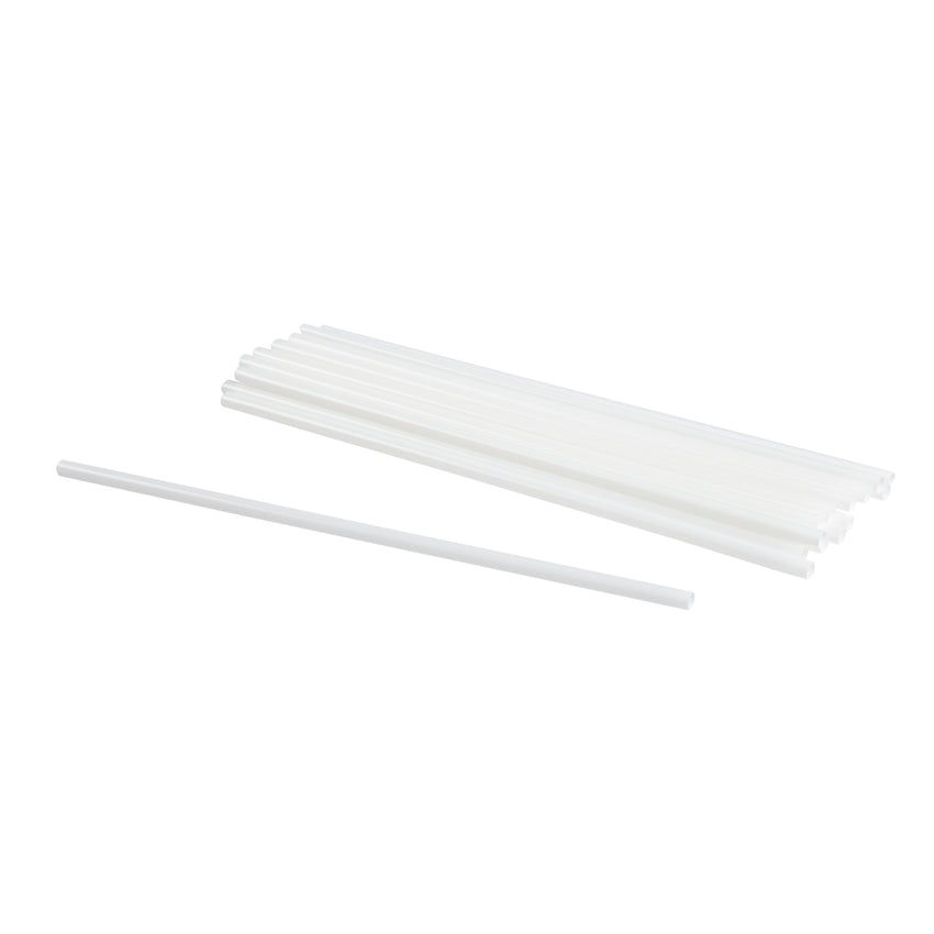 Straw Milkshake 8" White, Case 250x9