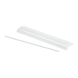 Straw Regular 10" White, Case 500x9