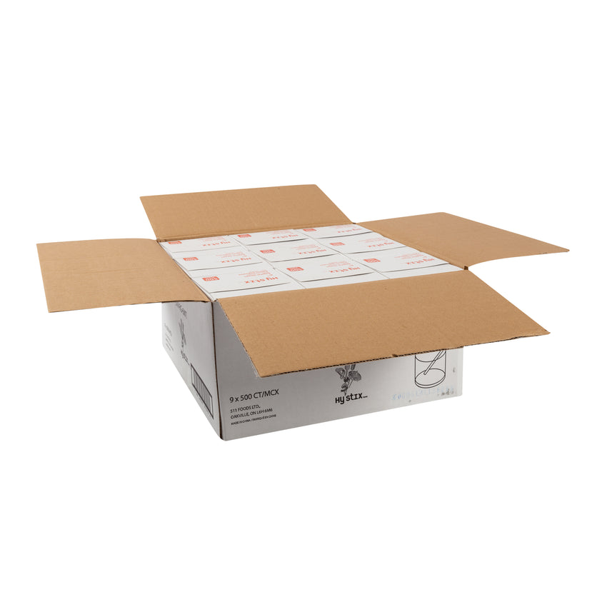 Straw Regular 6" White, Case 500x9