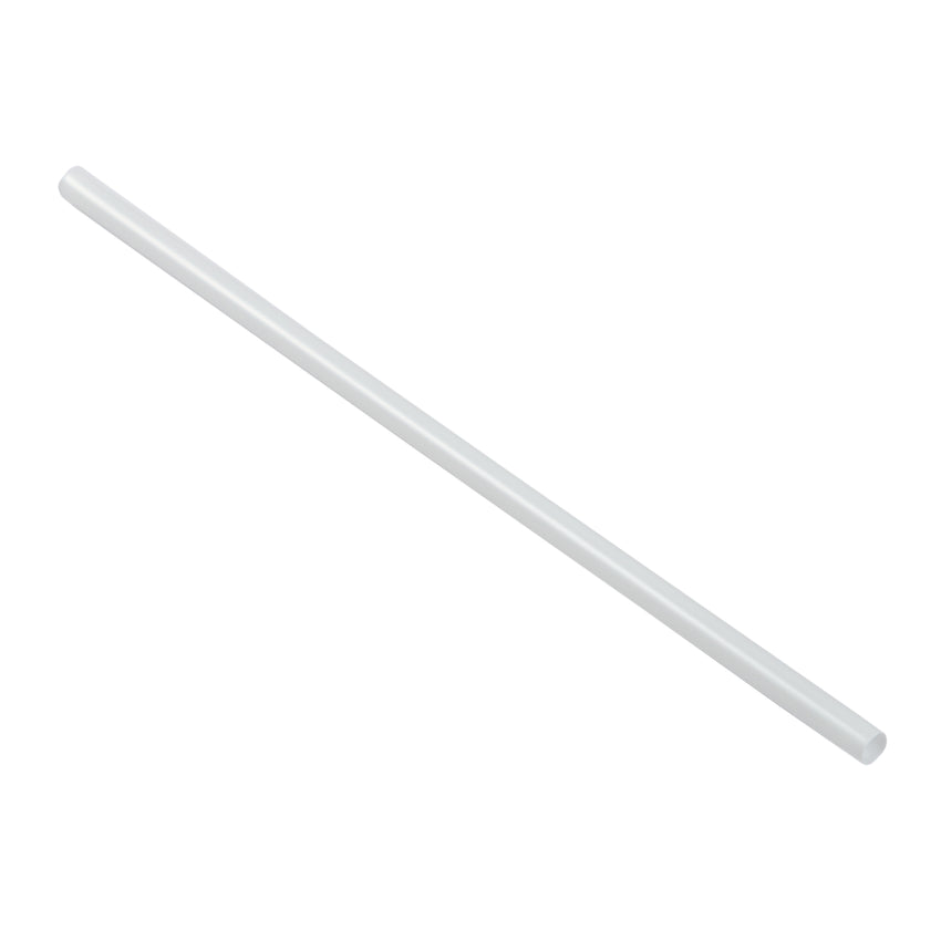 Straw Regular 6" White, Case 500x9