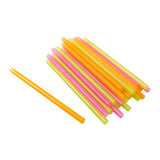 Straw Stout 8" Assorted Colour, Case 600