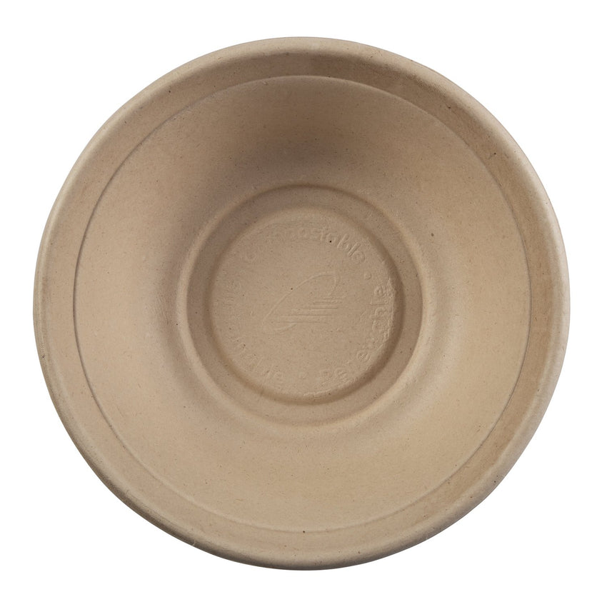 Tan Bowl 32oz, Overhead View